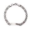 Stainless Steel Men Curved Plate Bracelet Titanium Steel Fashion Jewelry Gift for Him Trendy Accessories
