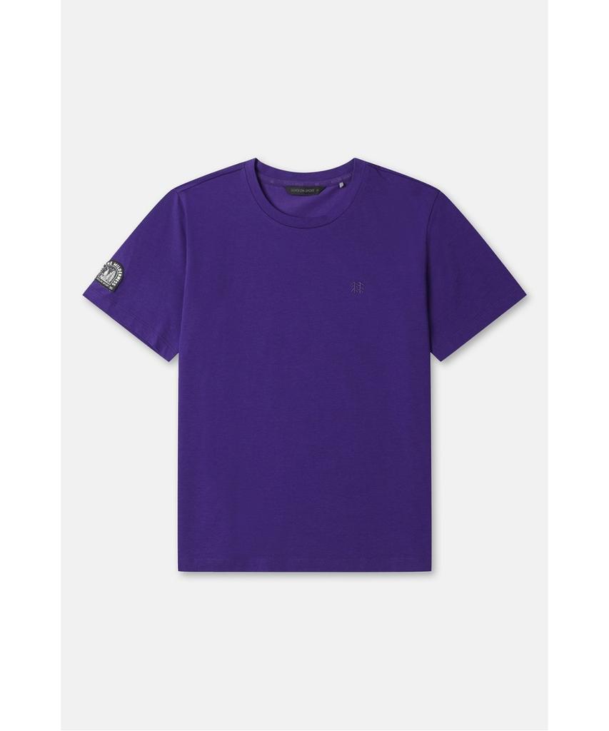 Koolongseupocheu Women'S Mossplex Sorona Wappen Round Neck Short Sleeve T-Shirt Tvtcm26612Pur
