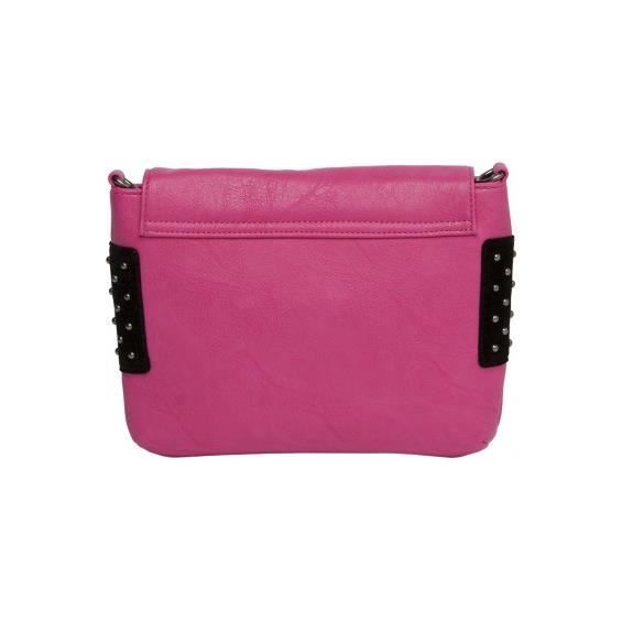 Besace - Lollipops - Sky Square Shoulder - Rose - Synthétique - Velours - 27x21x9 cm