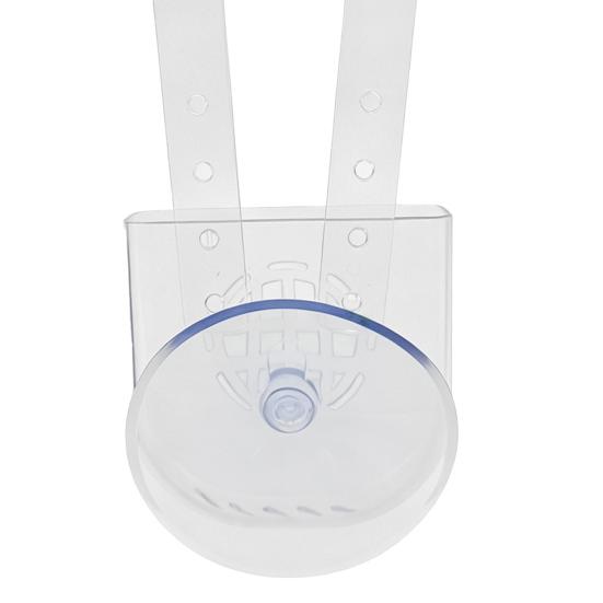 Suporte de Tablet para Limpeza com Ganchos Duplos Ajustáveis Design Ventilado Instalação Fácil Sem Furos Cabide Desodorizador de Plástico