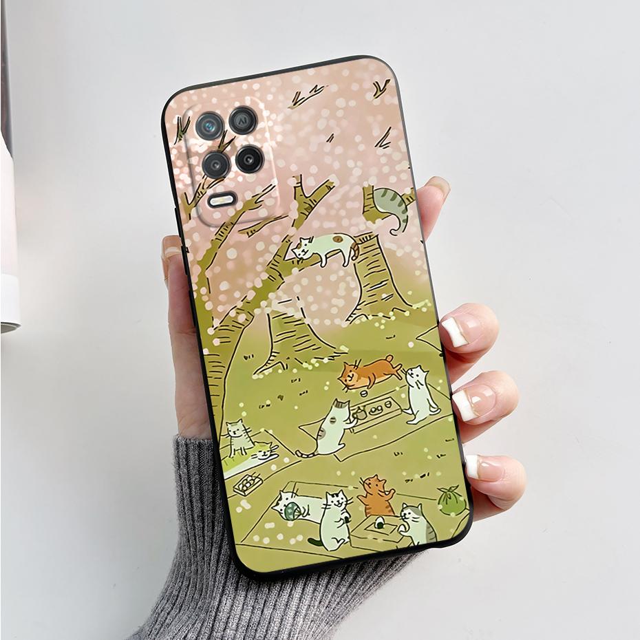 For Realme Narzo 30 5G Case Narzo30 RMX3242 Silicone TPU Cartoon Soft Phone Case For Ralme Narzo 30 5G Cover Coque Bumper Fundas