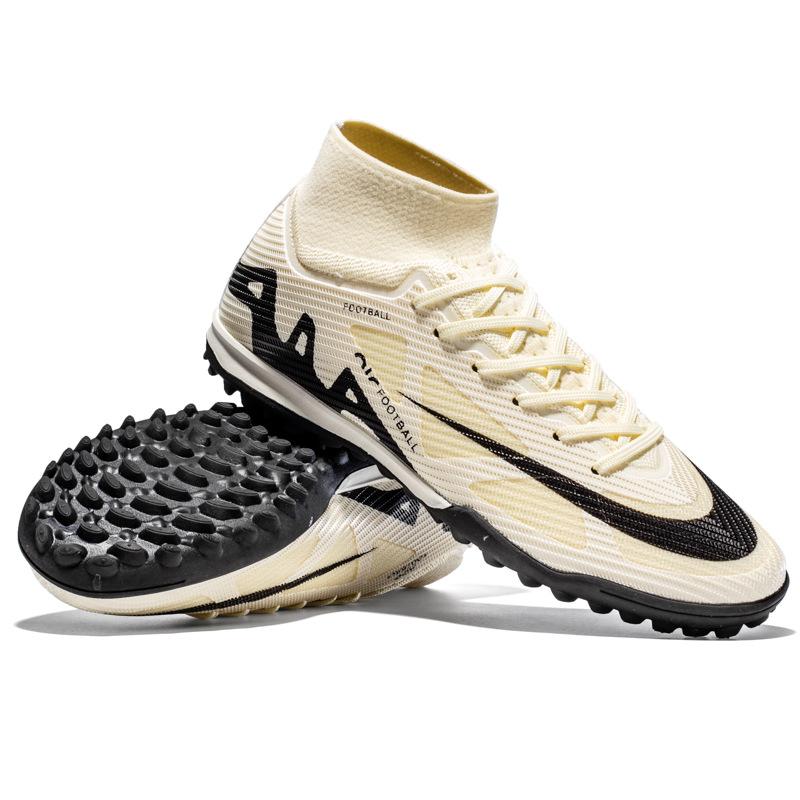 2435 New Football Shoes Men's High-top Youth Adult Training Shoes Long Nails TF Broken Nails Training Shoes