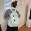 Backpack Women's Japanese Ins Simple Small Fresh College Student School Bag Korean Version Casual Versatile Going Out Travel Backpack