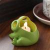 Funny Frog Candle Holder Cute Scented Candles Durable Tea Light Candle Stand  Kitchen Accessories