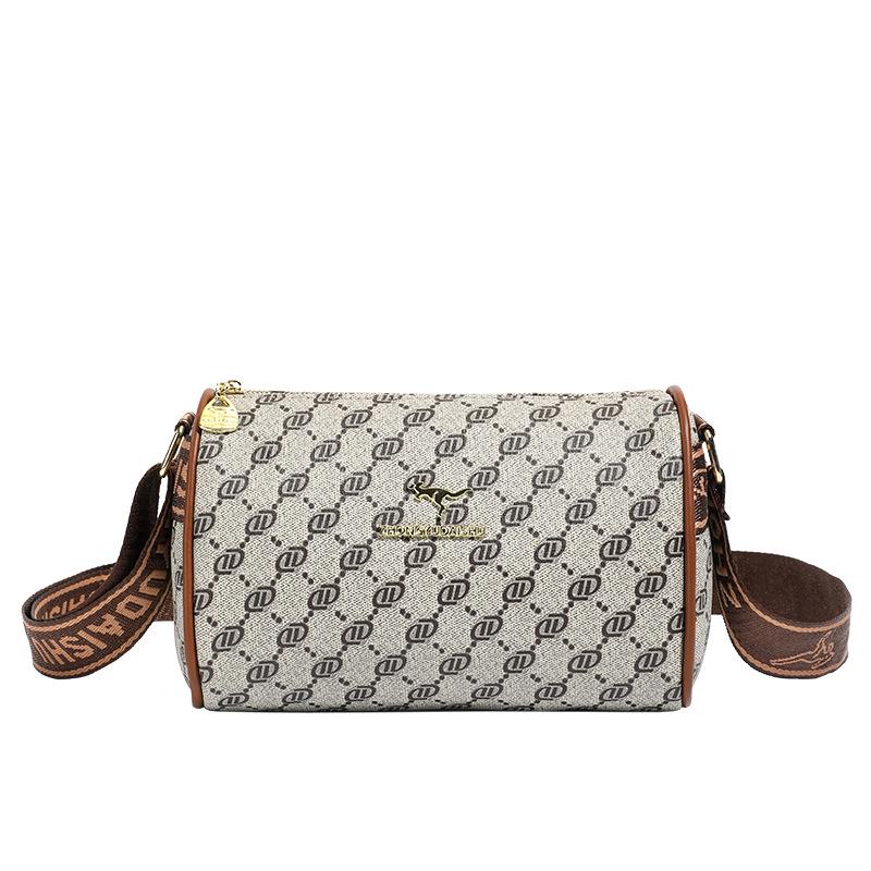 

Women s Cross-Border Fashion Boston Handbag: Versatile, Simple, Chic Shoulder/Crossbody Bag for Casual Commuting хаки