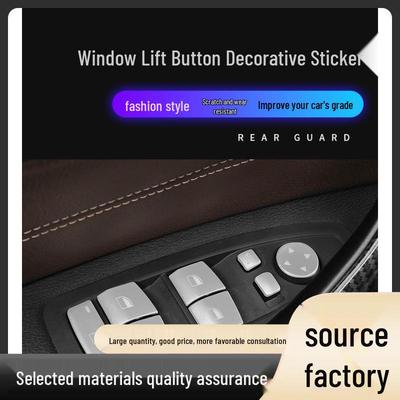 Compatible Sticker for BMW 3 & 5 Series E90 E60 Window Lifter Button