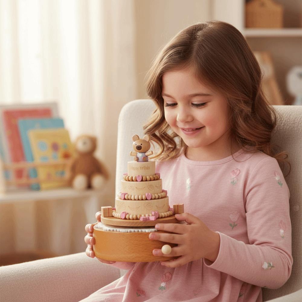 Ballett tanzendes Mädchen drehbare Spieluhr rotierendes Karussell handgekurbelte Spieluhr Weihnachtsgeschenk
