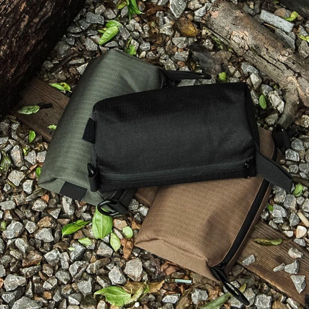Oxford Cloth Small Tool Bag with Hook Wear Resistant Tool Storage Pouch Portable Anti-Fall Accessories Storage Bag Home Car Use