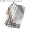 Long Length Warm Scarf Imitation Wool Texture Autumn Winter Scarf Wool Texture Scarf  Women