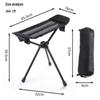 ZISIZ Outdoor Folding Moon Chair Footrest