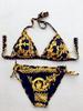 Trendiges Bedrucktes Bikini- & Herren-Badeshorts-Set