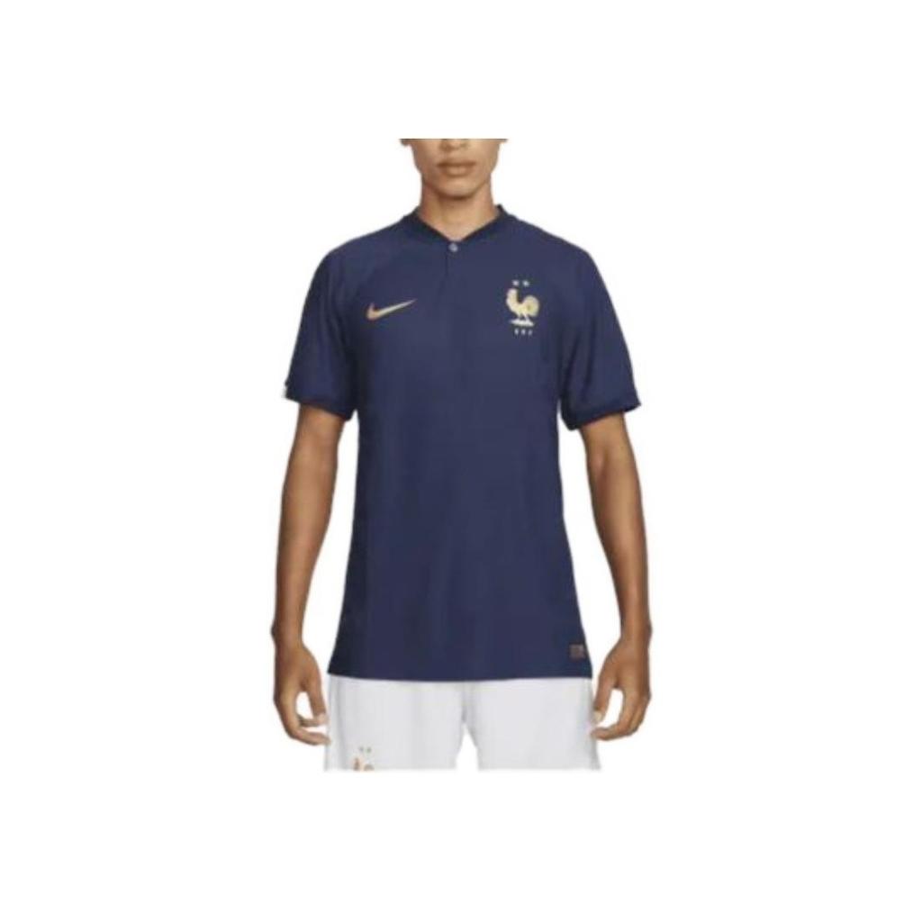 Nike FFF 2022/23 Match Home ADV Soccer Jersey Midnight Navy/Metallic Gold Men Streetwear DN0625-410