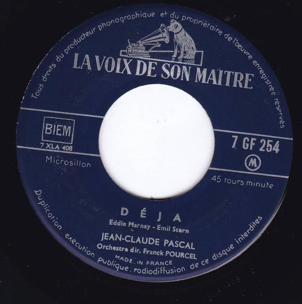 

7inch Record JEANCLAUDE PASCAL Dj Je Voudrais 7GF254 La Voix De Son 1955 France SoulFunk Used