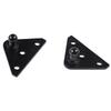 For Bonnet Lifters Direct Replacement Ball Stud Bracket Flat-shaped Mounting Bracket Includes 16 Screws L-type Mounting Bracket