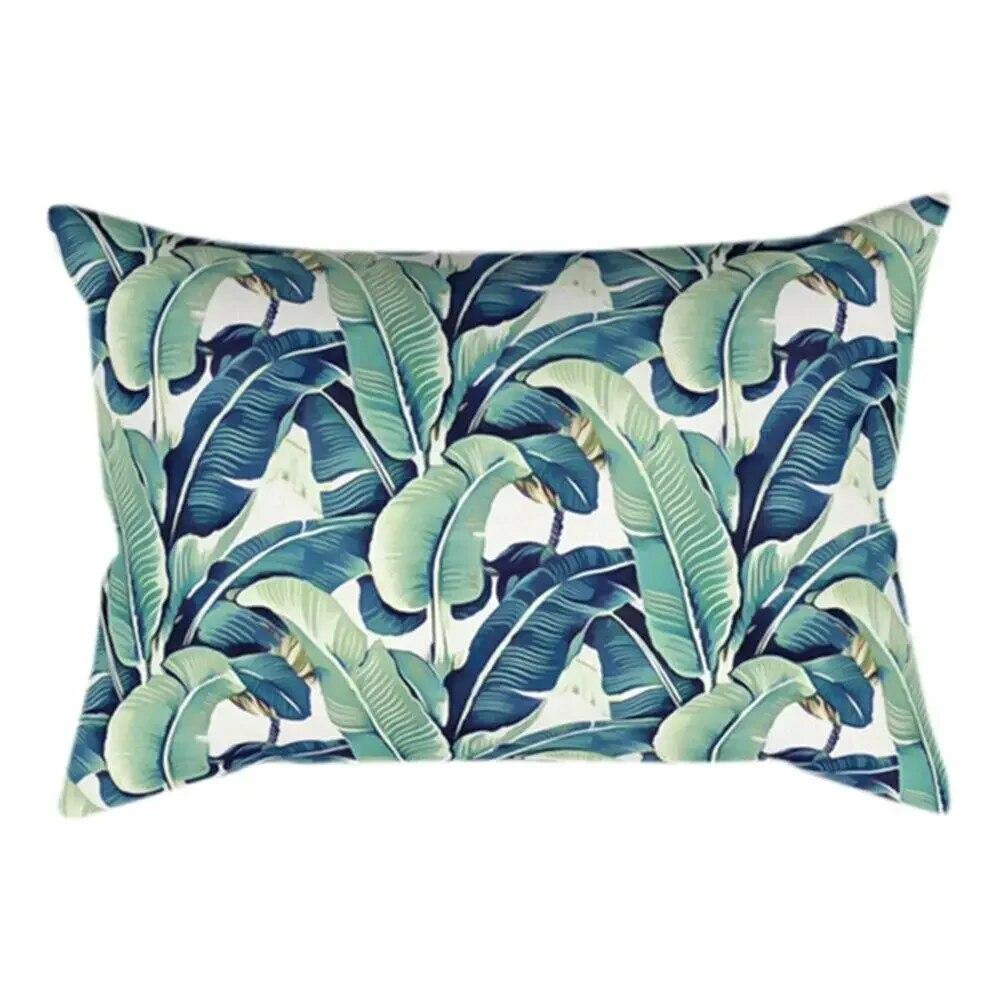 Rectangle Cushion Cover Plant Art Polyester Home Decor Elegant Pillow  For Living Room Sofa 30x50cm
