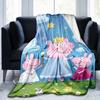 Princess Peppa Blanket Suitable for Sofas, Beds, Offices, And Camping - Perfect Gift for Halloween Christmas