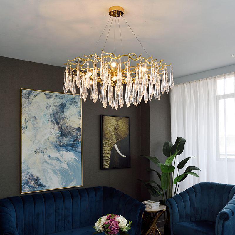 American Luxury Crystal Chandelier for Living, Dining, and Bedroom