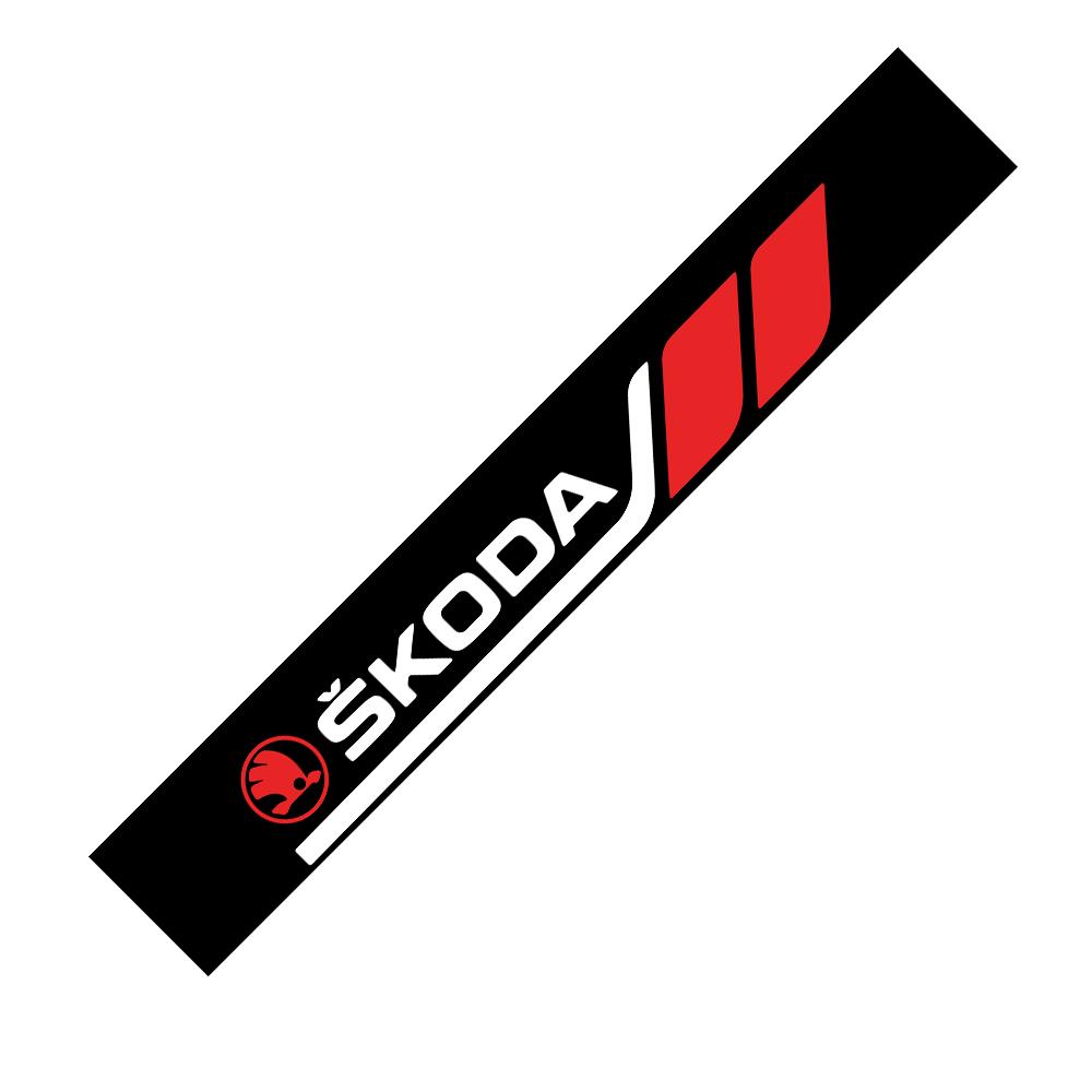 Auto Front Heckscheibe Dekoration Zubehör Aufkleber Für Skoda Octavia Fabia Kamiq Kapoq Kodiaq Rapid SCALA Superb