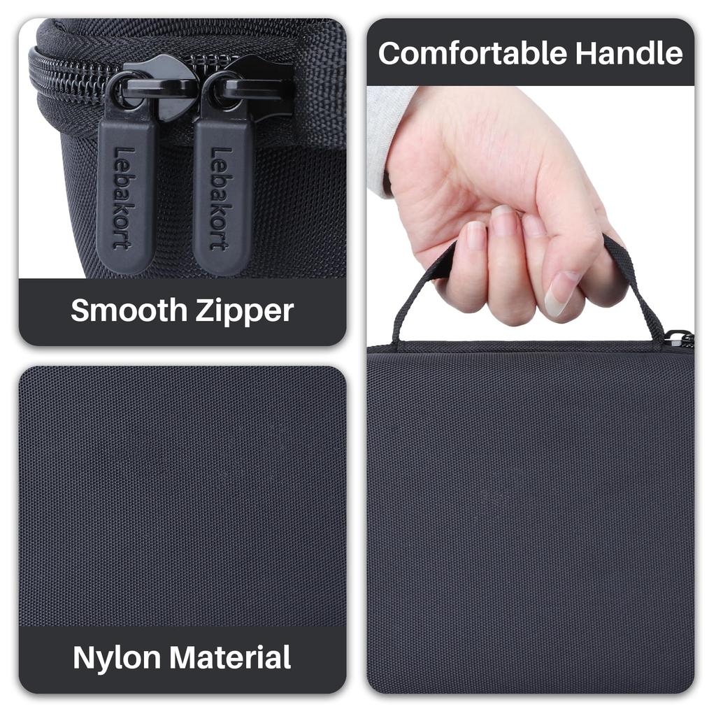 Lebakort Storage Case Compatible with Zoom PodTrak P4 Podcast Recorder