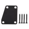 Metal Material Trapezoidal Neck Plate Replacement Neck Plate  Most Electric Guitars