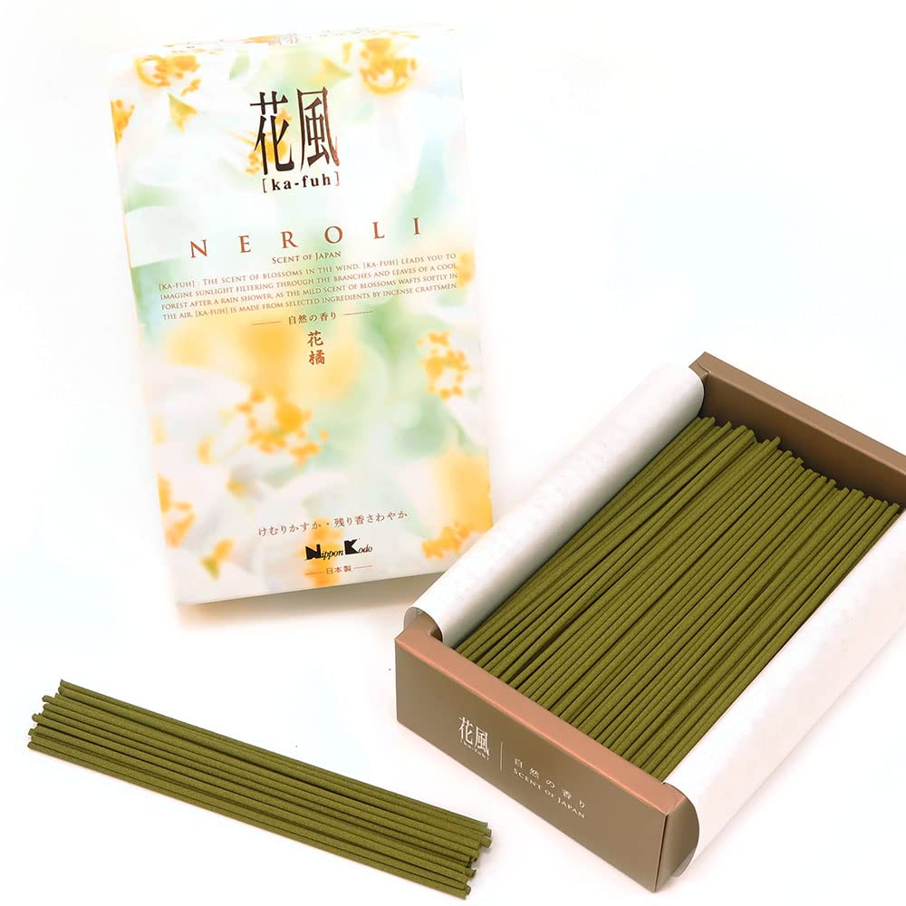 

Nippon Kodo Incense Sticks Hanakaze Hanatachibana Rose Pack