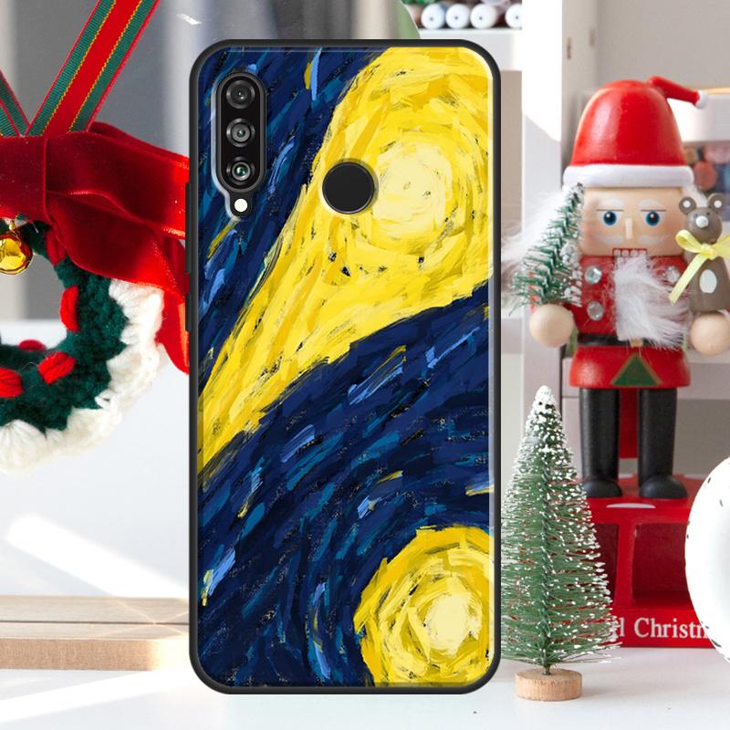 Van Gogh Starry Sky For Huawei Nova 5T 9 10 SE 7i 8i 11i 12i Y73 Y72 Y61 Y91 Y60 Y70 Y90 P20 P40 P30 Lite Case