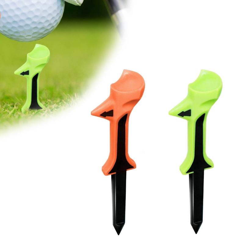 Directional Golf Markers Practice Tool Durability Plastic Golf Tees for Accuracy and Stability During Range Exercises
