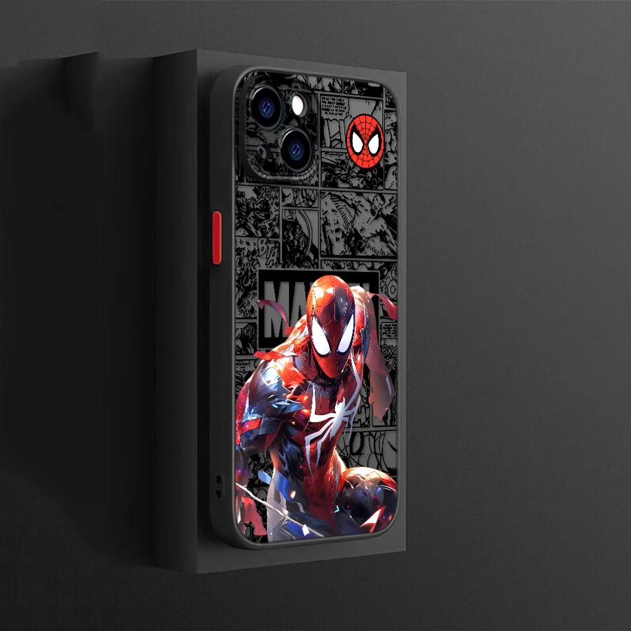 Case for iPhone 17 Pro Max XS XR 7 8 SE Air 13 Mini 15 14 11 12 16 Plus 17e Back Phone Cover Marvel Deadpool Sipiderman