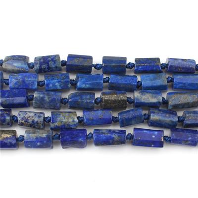 Přírodní kamenné korálky Lapis lazuli Tvar válce Volné vymezovací korálky pro výrobu šperků DIY 8x11 mm