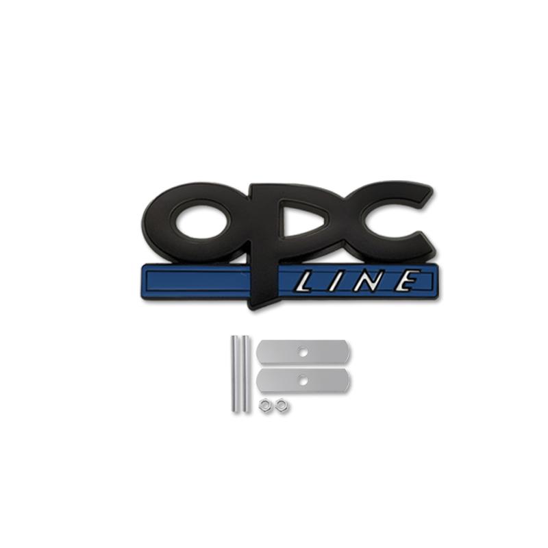 Car-Styling Metal Sticker OPC LINE Grille Emblem Badge For VAUXHALL Opel OPC Astra h g j k f Zafira a b Corsa b c d Mokkav