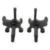 1pair Steering Knuckle Spindle Left Right Wheel Steering Knuckle for 200cc ATV Quad Bike Black