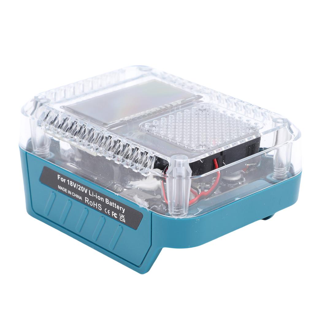 Battery USB Charger Adapter Fit for Makita BL1830B BL1840B BL1850B BL1860B Battery Bidirectional 140W PD3.1 TYPE C