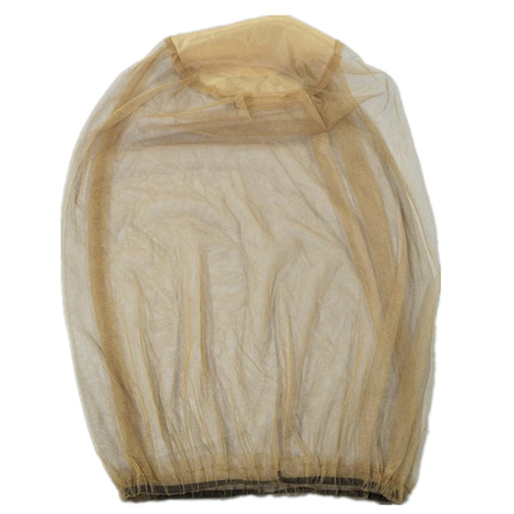 Insect Head Net Hat Fine Mesh Insect Netting Head Net Hat Anti-Insect Fishing Mesh Cap Camping Durable Protective Cover