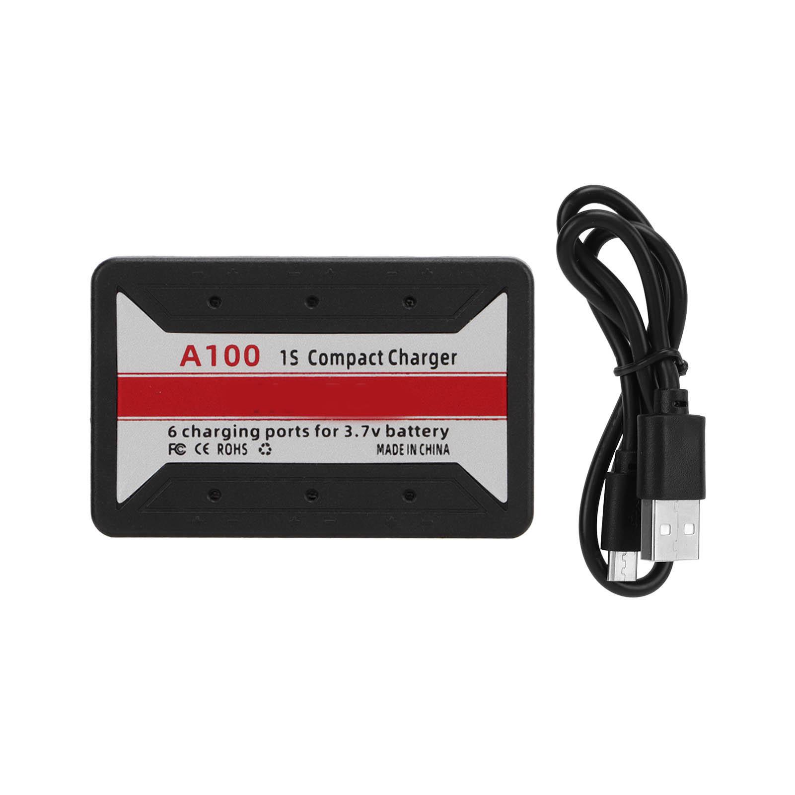 

Зарядний пристрій для літієвих акумуляторів 6 в 1 1S 3.7V Lipo Адаптер для заряджання акумуляторів для RC квадрокоптера Syma X5C