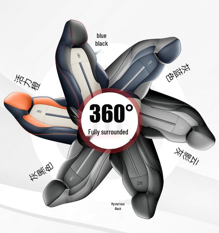 BYD PLUS 5-Seat Full Leather Car Seat Cushion for All Seasons