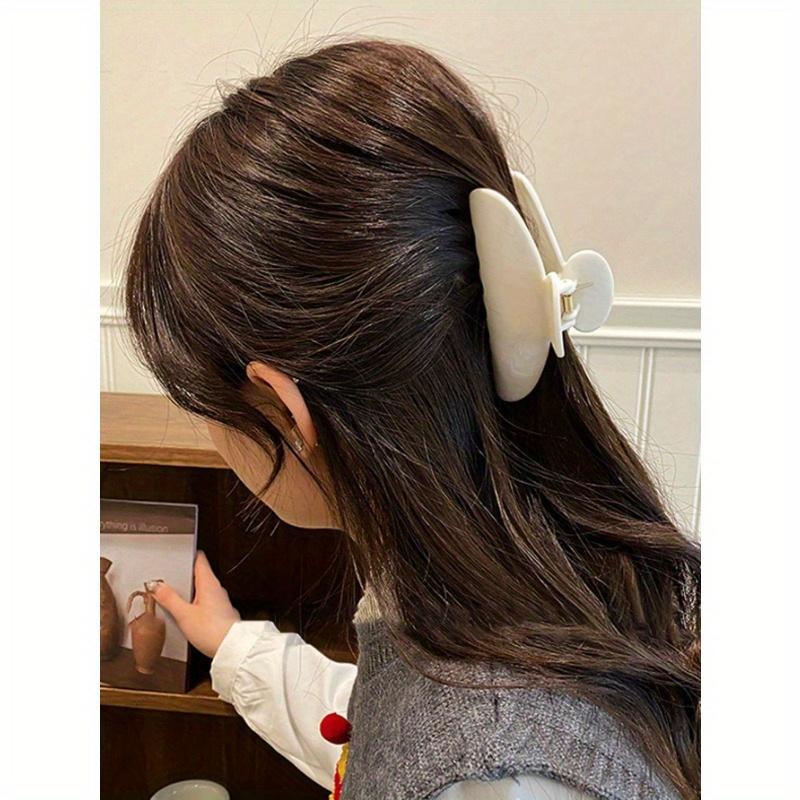 Minimalist Glossy Marble Texture Hair Clip Claw Clamp,Plastic Hair Accessories, Hair Claw, Claw Clips, Hair Clutch, Hair Jaw Clip