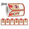 Decorative Tags for Gifts 250PCS/Roll Christmas Tags, Self Adhesive Labels with Writing Surface, Gift Seasonal Packaging Stickers Envelopes And Boxes