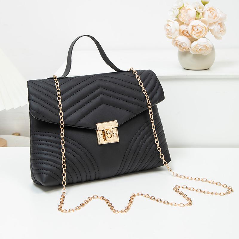 Women's One Shoulder Fashi Retro Small Square Bag Crossbody Handbags Minimalist Style Women's Chain Bag Suitable for Travel-ll