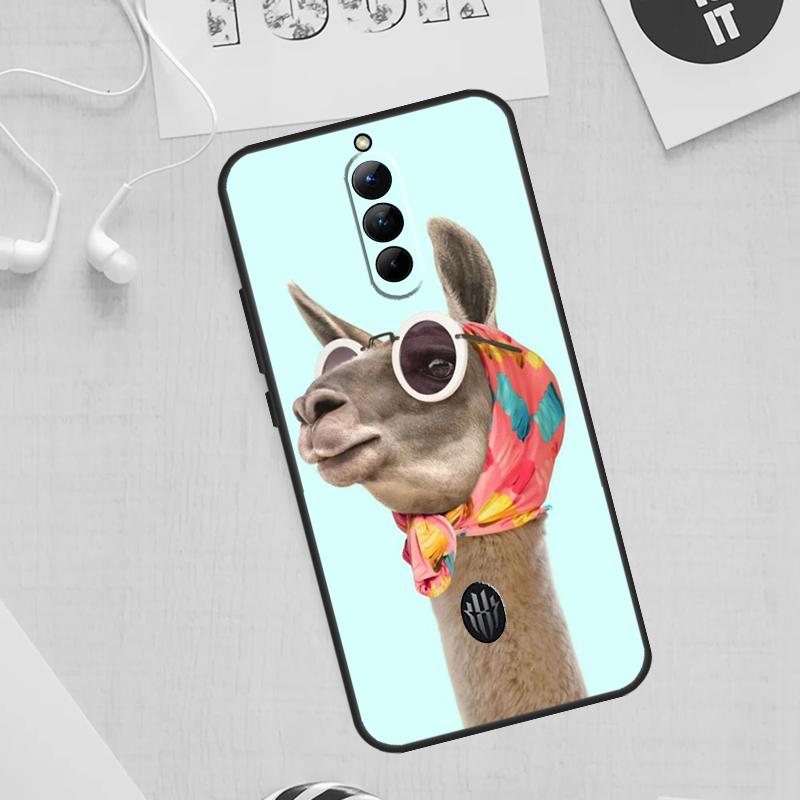 Lama Llama Alpaca Case For ZTE Nubia Red Magic 11 10 9 8 8S 9S 10S Pro Plus 6 7 6S 7S For RedMagic 10 Air Cover