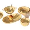 ZISIZ Cute Polka Dot Ceramic Dinnerware