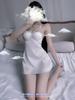 Suspender chest pad backless sexy loungewear large size hot uniform sexy underwear