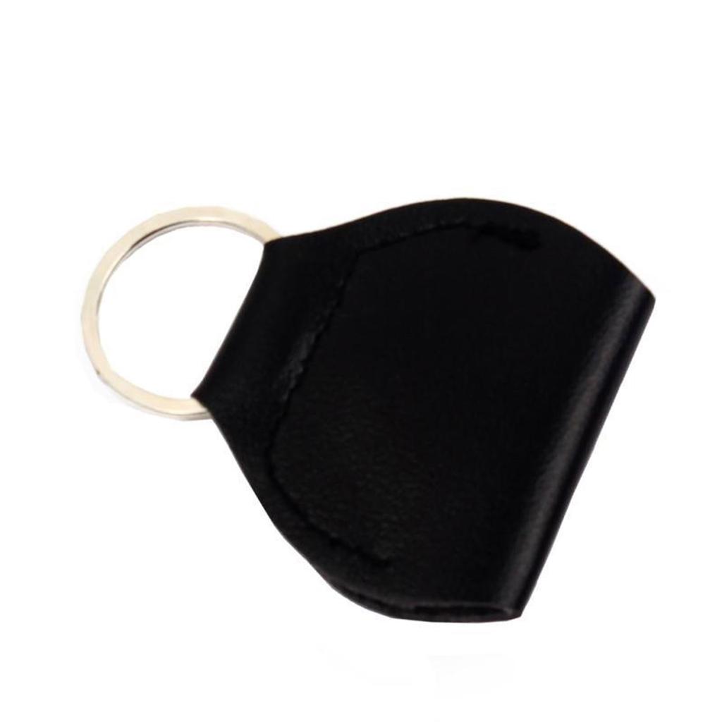 Guitar Picks Case Keychain Light Weight Picks Storage Bag Pick Holder Pouches PU Leather Guitar Plectrums Bag Enduring