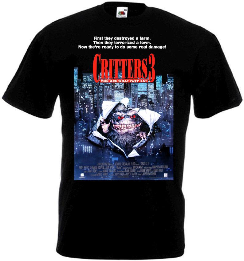 

26 CRITTERS 3 Movie Poster T shirt all sizes black Unisex T-Shirt XXXXL