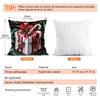 Merry Christmas Pillowcase Cushions 100% Polyester 45X45Cm Throw Pillow Cover Sofa Chair Cushion Cover Pillowslip Home Decor