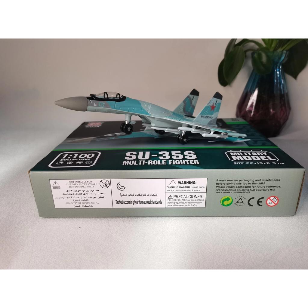 1/100 Su-35s Aircraft Models ABS Model Kit Multi-Purpose Fighter Toy Building Block Military Model Toy for Gifts Educational Toy