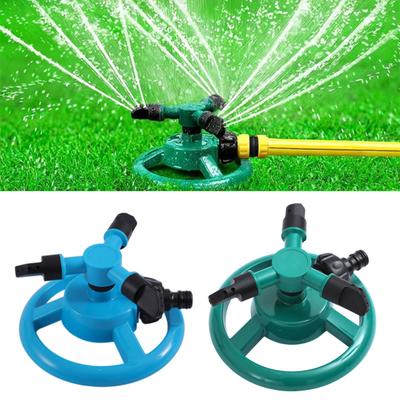 3-Arm Lawn Sprinkler Adjustable 360-Degree Rotating Garden Sprinkler Large Area Coverage Sprinkler