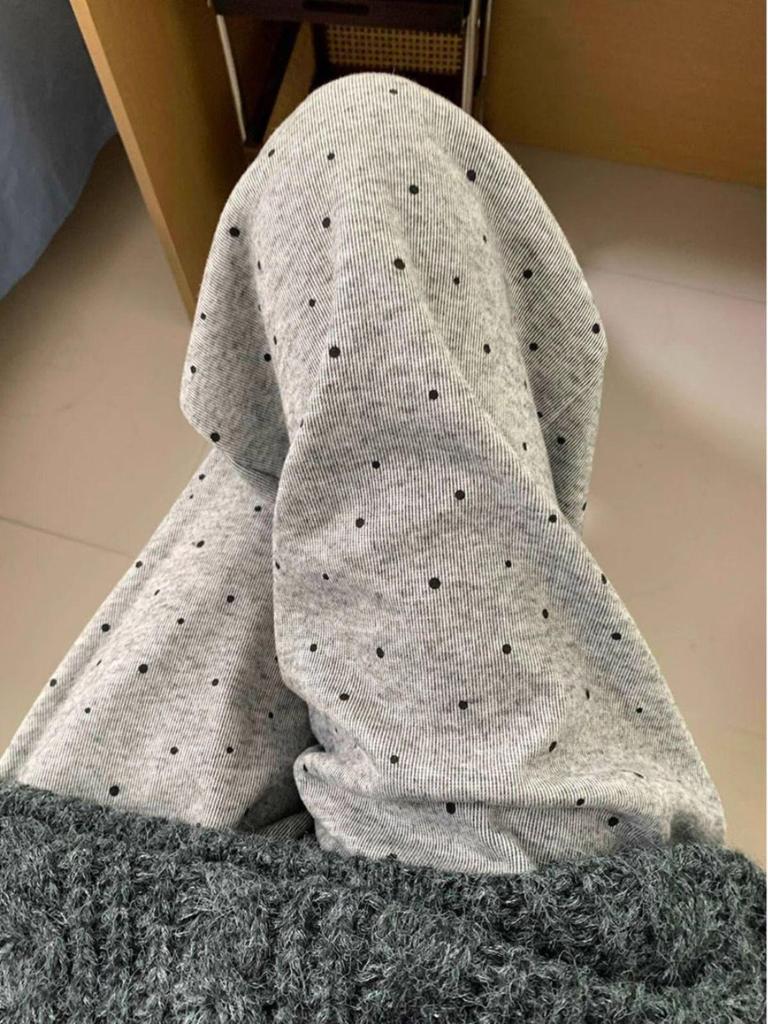 Women's Polka Dot Wide-Leg Glutinous Rice Pants, Autumn/Winter 2024 - Thick, Loose, Casual, Petite-Slimming Style.