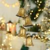Decorative Bells Handmade Cow Bells For Christmas Weatherproof Gold Cow Chime For Dining Entryway Window Bedroom Door Living