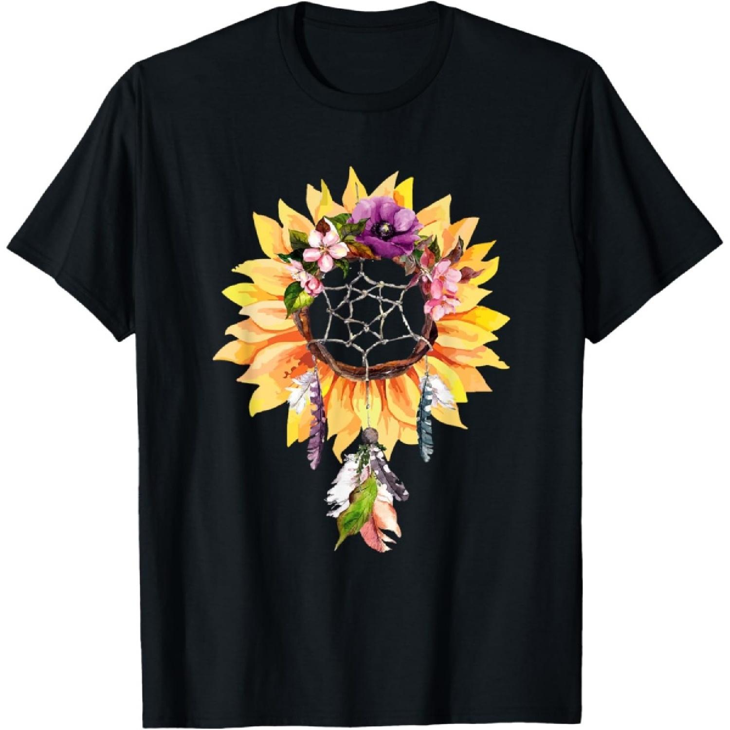 Dream Catcher - Sunflower Flower Lover - Dream Catcher T-Shirt S