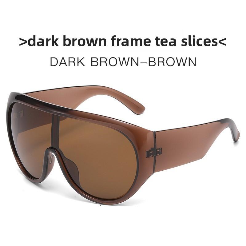 Large Frame Cycling Sunglasses With Pc Lenses For Men And Women Sun Protection
